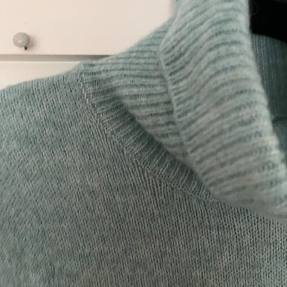 Soft turtle neck sweater dress